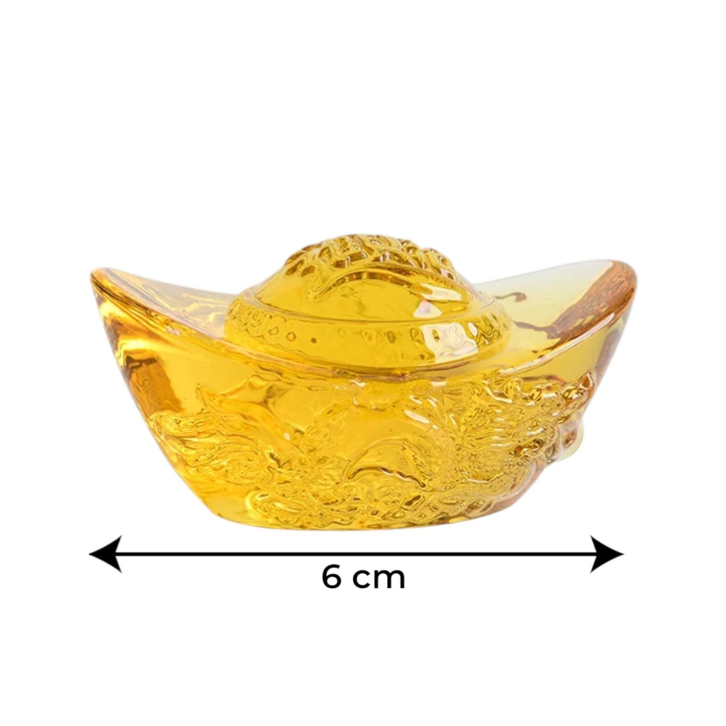 Feng Shui Golden Ingot for Wealth & Prosperity | Lucky Wealth Symbol for Home, Office & Business Growth