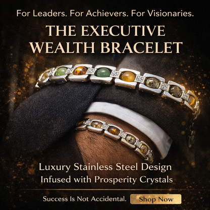 Dhan Yog Luxury Bracelet for Wealth, Success & Prosperity | Green Aventurine, Tiger Eye, Citrine, Pyrite & Quartz Bracelet for Men