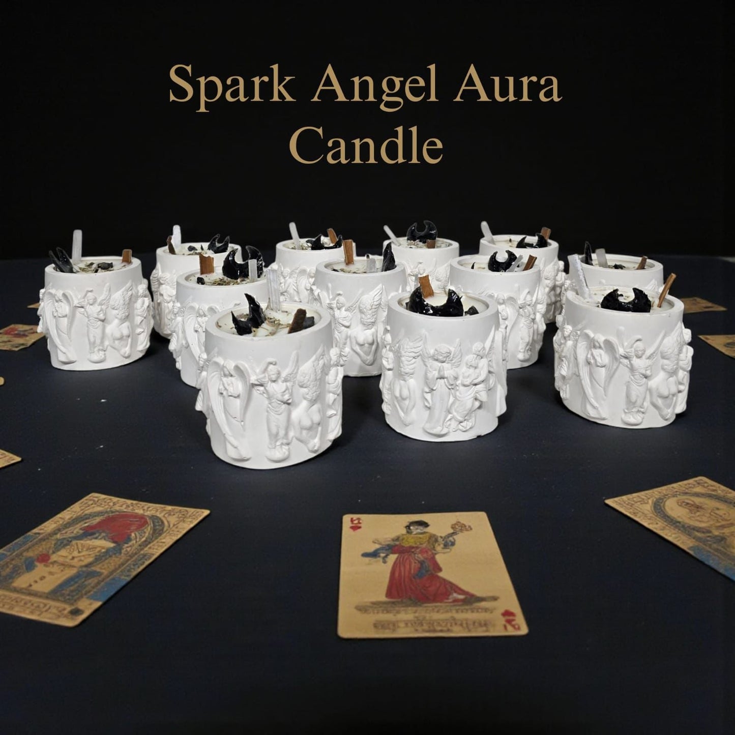Spark Angel Aura Candle – Luxury Angel Energy Candle | Protection, Healing & Positive Vibes