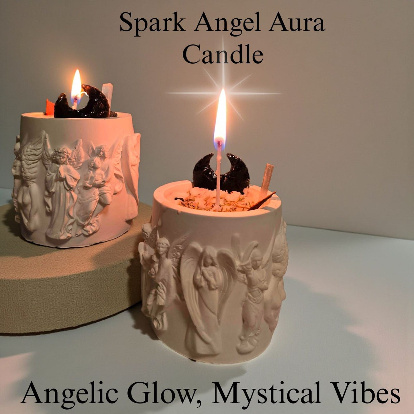 Spark Angel Aura Candle – Luxury Angel Energy Candle | Protection, Healing & Positive Vibes