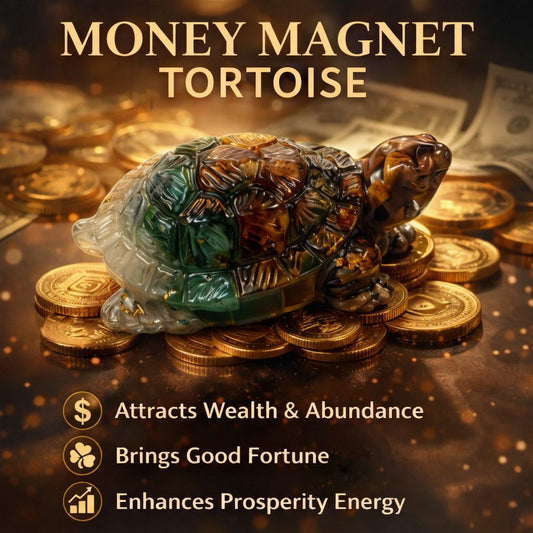 Buy 2.5 Inch Money Magnet Tortoise for Wealth, Prosperity & Good Luck | Vastu & Feng Shui Crystal Tortoise
