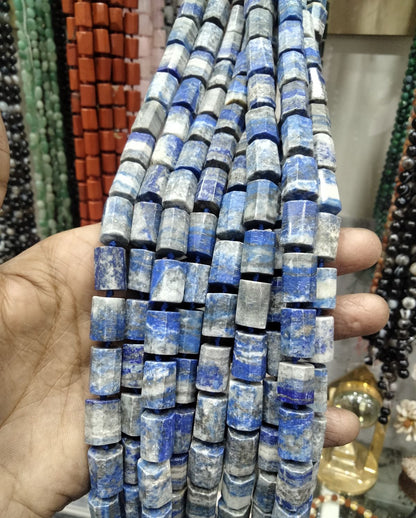 Natural Crystal Tube Beads Strands | Premium Healing Stone Jewelry Making Beads