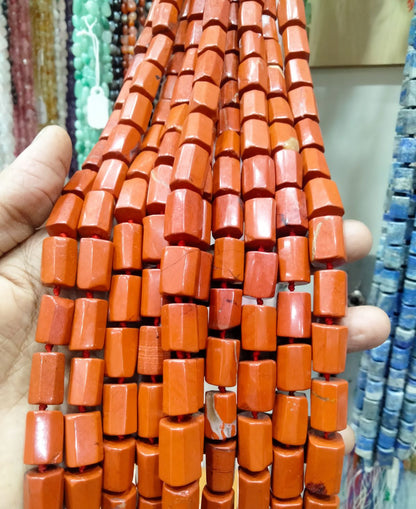 Natural Crystal Tube Beads Strands | Premium Healing Stone Jewelry Making Beads